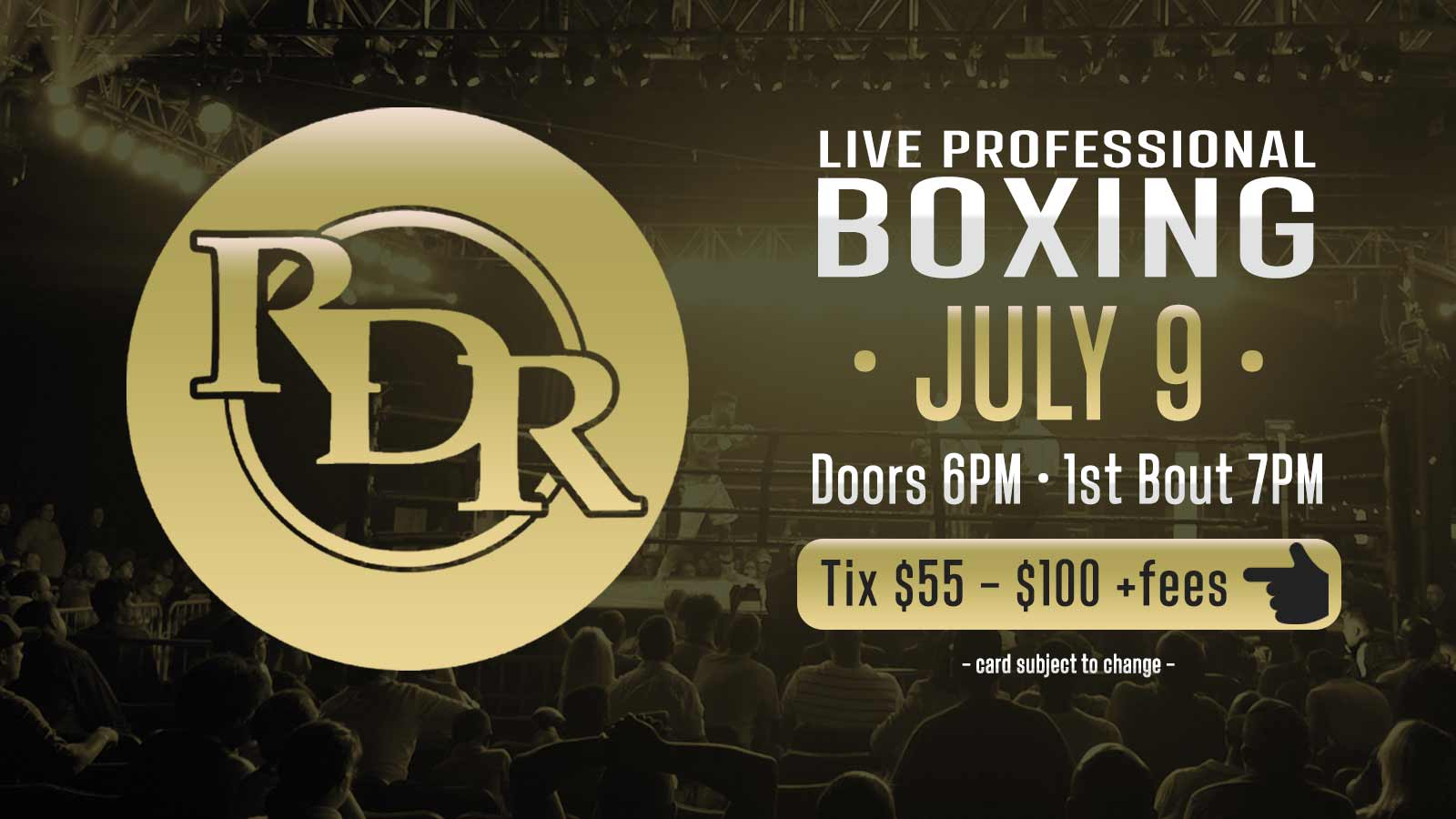 RDR Professional Boxing XIV — 2300